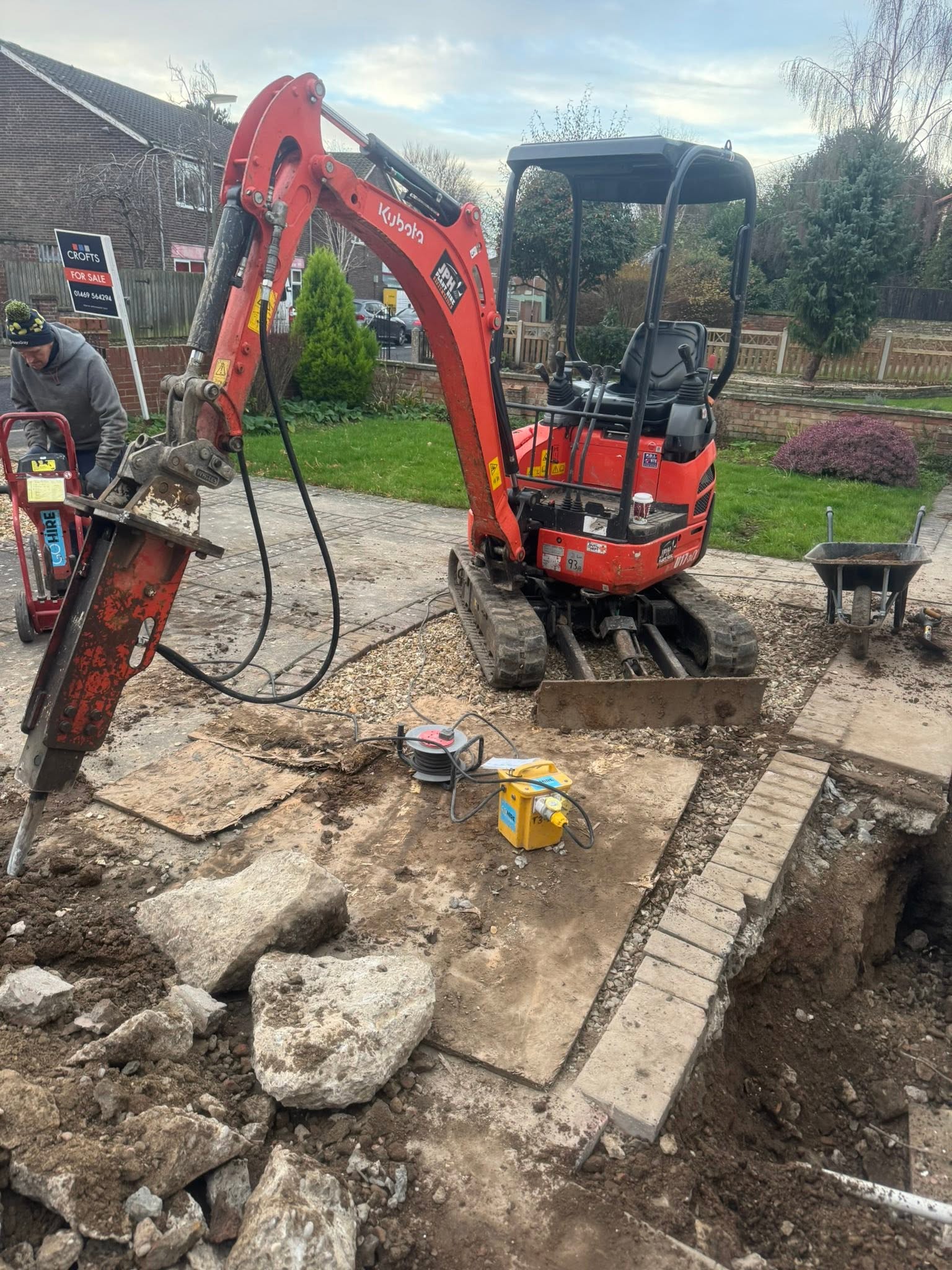 Underpinning on site